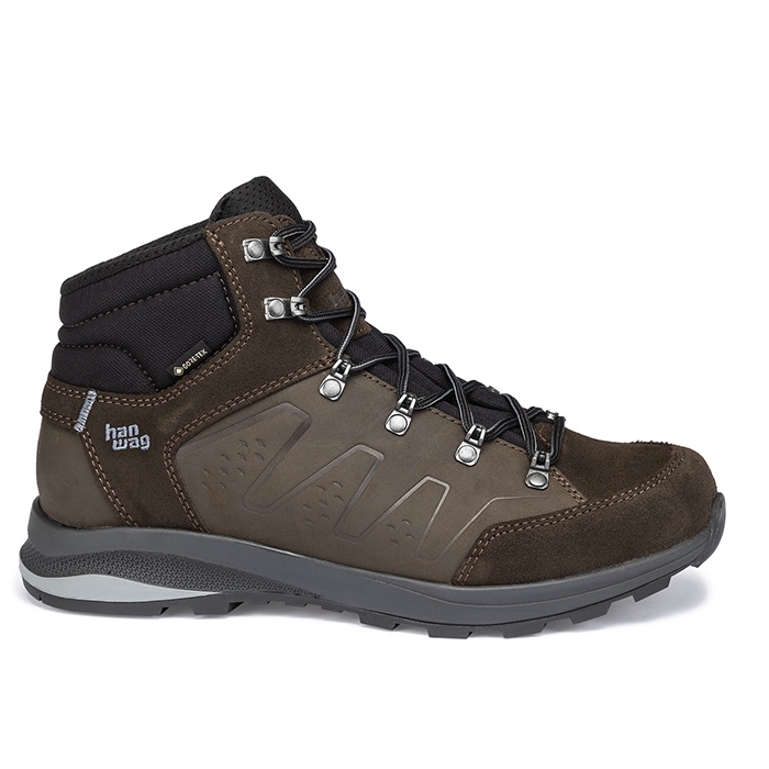 Hanwag Torsby Extra Gtx Herre Mænd Mocca Black Vandrestøvler - Sort  42 / UK 8