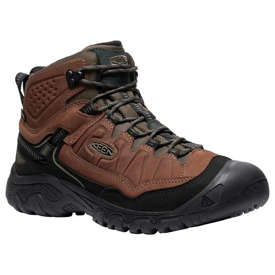 Keen Mens Targhee Mid Bison Black - Sort  40,5
