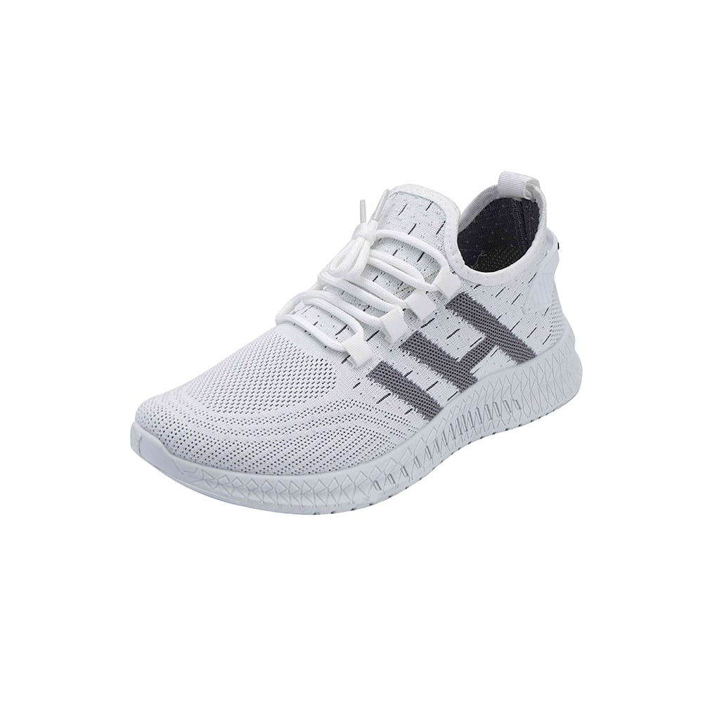 Løbesko Sneakers Til Mænd åndbare Stødabsorberende Hvid - Hvid  41