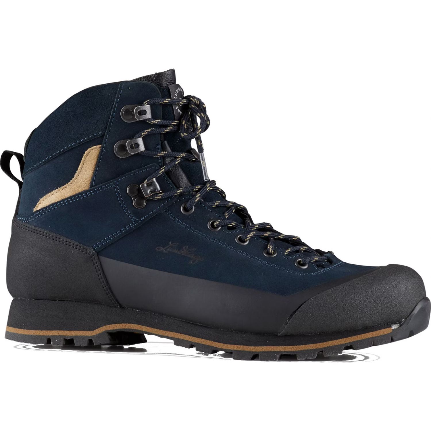 Lundhags Bjerg Mid Vandrestøvler Unisex Blå - Deep Blue Unisex EU47