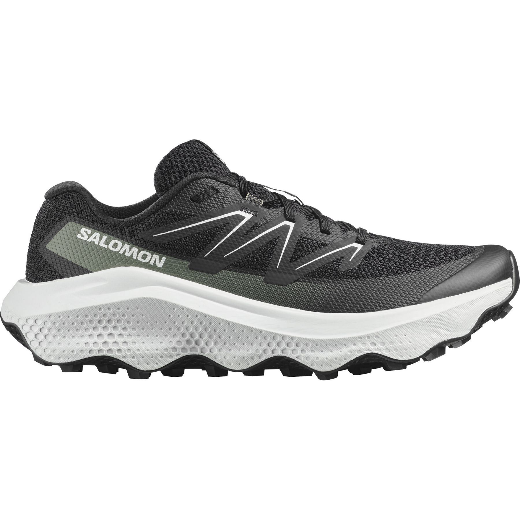 Salomon Ultra Flow Løbesko Herre Sort Hvid - Hvid Male EU42 / UK8