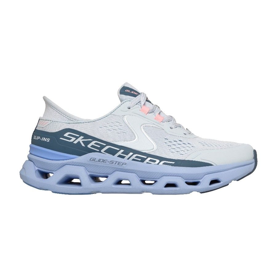 Skechers Glide Step Atlus Løbesko Dame Blå - Løbesko Female 37