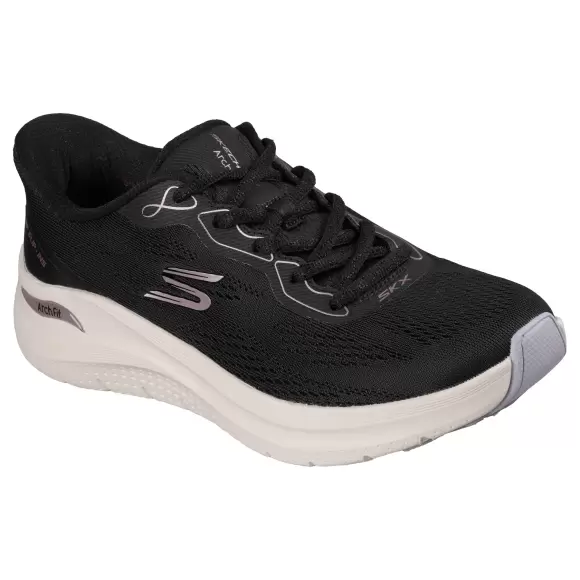 Skechers Arch Fit Bold Motion 150338 Bkrg - Sort Female 36
