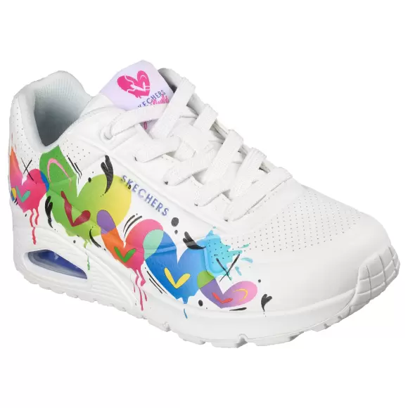 Skechers Uno Open Your Heart 190008 Wmlt - Hvid Female 38
