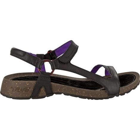 Teva Cabrillo Universal Leather Dame Black Purple - Sort  41