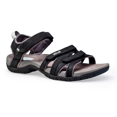 Teva Tirra Leather Dame Black - Sort  42