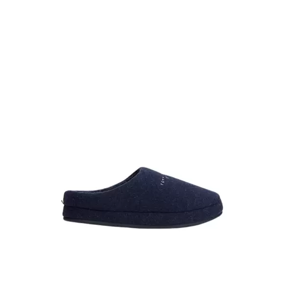 Tommy Hilfiger Felt House Shoe Fm0fm05614dw5 - DESERT SKY Male 41-42