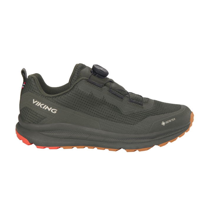 Viking Motion Low Gtx Boa Herre Mænd Pine Red Vandresko - Vandresko  42