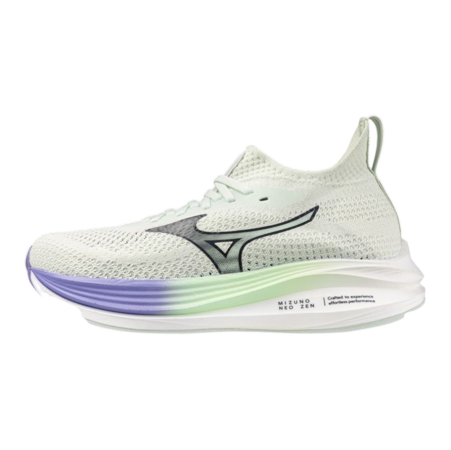 Mizuno Neo Zen Løbesko Hint Mint India Ink Paisley Purple - Lilla  36