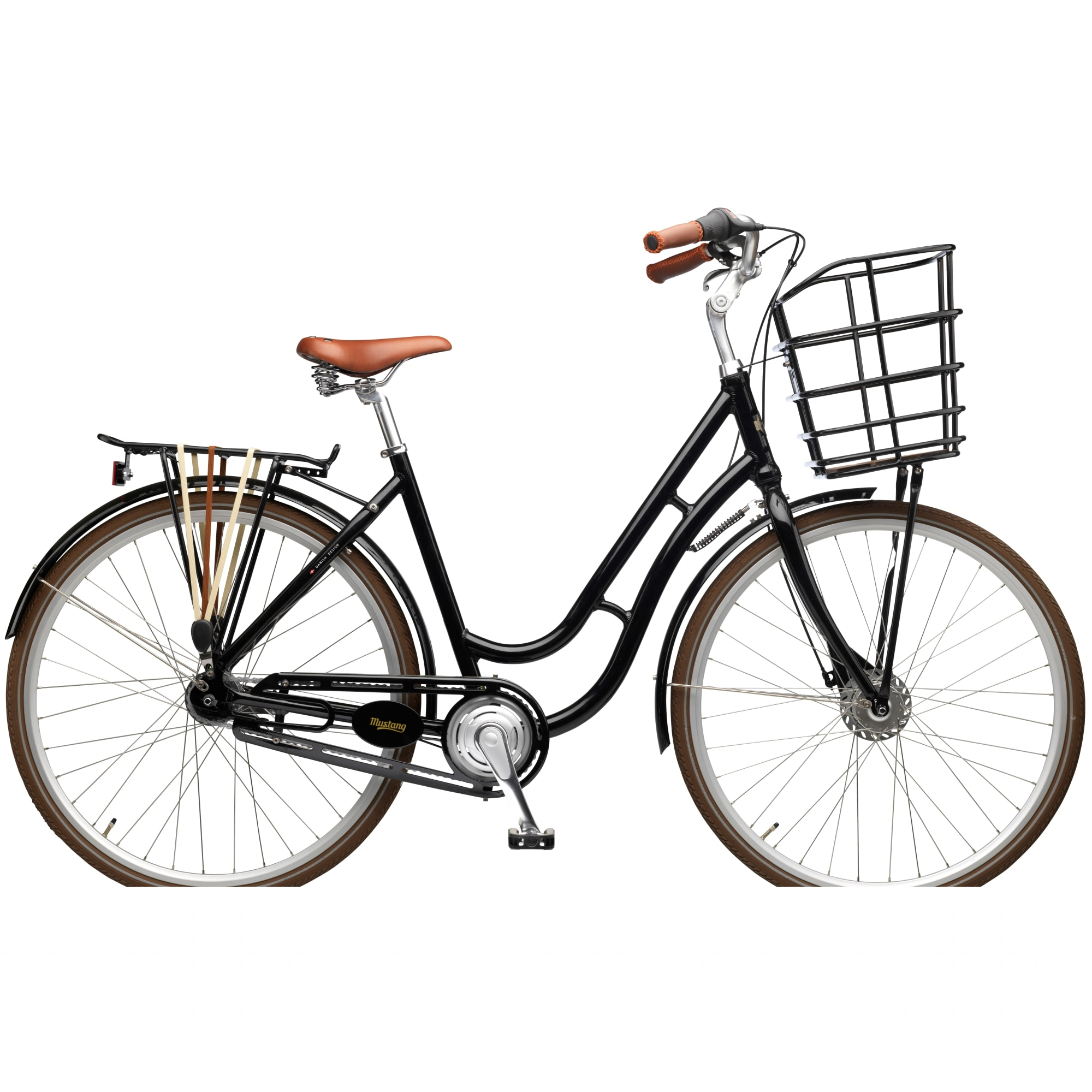 Mustang Augusta Ampquot Damecykel Med Gear Black - Sort